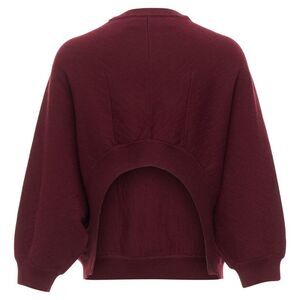 Marni wool crop back batwing boxy sweater